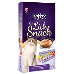 Reflex Likit Snack Atistirmalik Sivi Kedi Ödülü 6x15 Gr