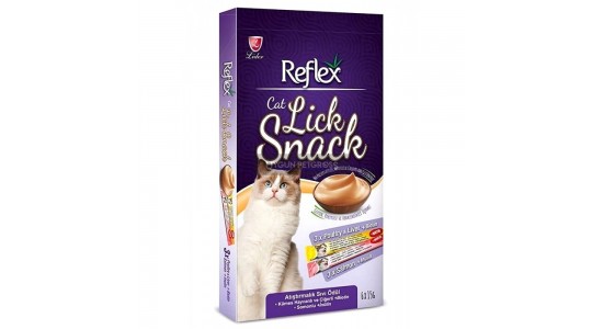 Reflex Likit Snack Atistirmalik Sivi Kedi Ödülü 6x15 Gr