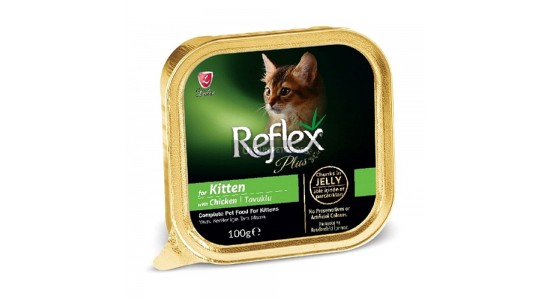 Reflex Plus Dana Etli Jöleli Yavru Kedi Konserve Maması 100 Gr
