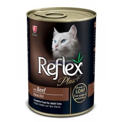 Reflex Plus Dana Etli Konserve Yetişkin Kedi Maması 400 Gr