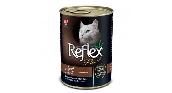 Reflex Plus Dana Etli Konserve Yetişkin Kedi Maması 400 Gr