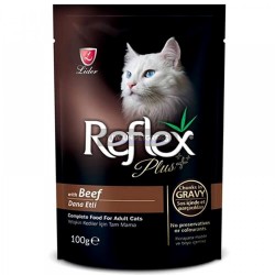 Reflex Plus Dana Etli Parca Etli Yetişkin Kedi Konserve Maması 100 Gr