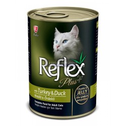 Reflex Plus Hindi Etli ve Ördekli Konserve Yetişkin Kedi Maması 400 Gr