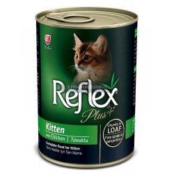 Reflex Plus Kitten Tavuklu Yavru Kedi Konserve Maması 400 Gr