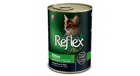 Reflex Plus Kitten Tavuklu Yavru Kedi Konserve Maması 400 Gr