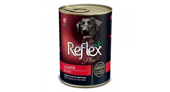 Reflex Plus Kuzu Etli Köpek Konserve Maması 400 Gr