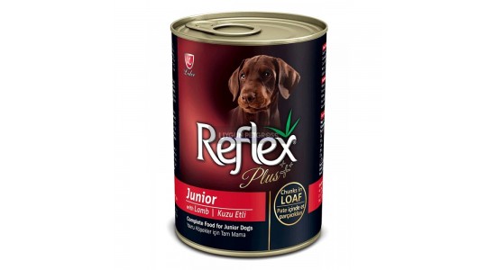 Reflex Plus Kuzu Etli Yavru Köpek Konserve Maması 400 Gr