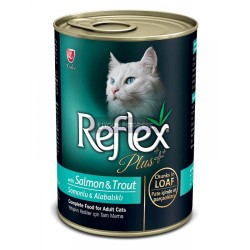 Reflex Plus Somon ve Alabalıklı Yetişkin Kedi Konserve Maması 400 Gr