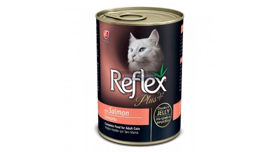Reflex Plus Somonlu Konserve Yetişkin Kedi Maması 400 Gr