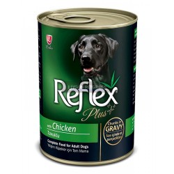 Reflex Plus Tavuklu Parça Etli Köpek Konserve Maması 400 Gr