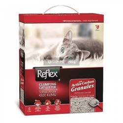 Reflexgranül Aktif Karbonlu Topaklanan Kedi Kumu 6 Lt