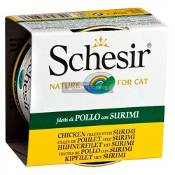 Schesir Jel İcinde Tavuklu Etiyengecli Yetişkin Kedi Konserve Maması 85 Gr