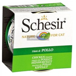Schesir Jel İcinde Tavuklu Yetişkin Kedi Konserve Maması 85 Gr