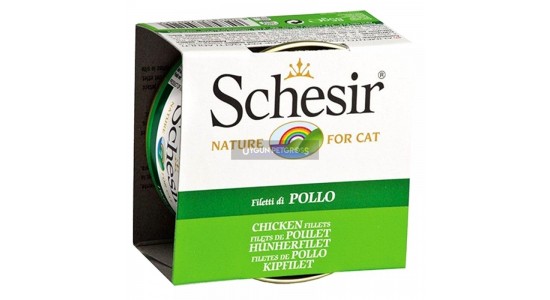 Schesir Jel İcinde Tavuklu Yetişkin Kedi Konserve Maması 85 Gr
