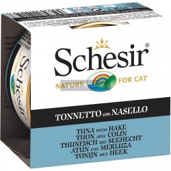 Schesir Jel İcinde Ton Balıklı Yetişkin Kedi Konserve Maması 85 Gr