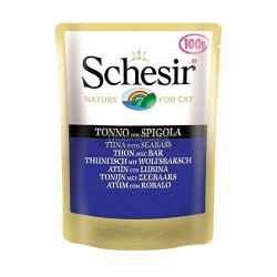Schesir Jel İcinde Ton Balıklılevrekli Kedi Maması 100 Gr