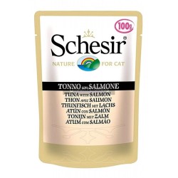 Schesir Jel İcinde Ton Balıklısomonlu Kedi Maması 100 Gr