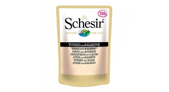 Schesir Jel İcinde Ton Balıklısomonlu Kedi Maması 100 Gr