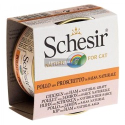 Schesir Kendi Suyunda Pisirilmis Tavuklukaridesli Yetişkin Kedi Konserve Maması 70 Gr