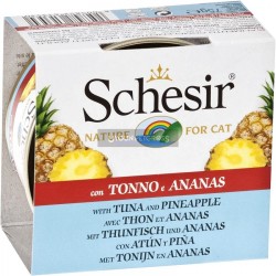 Schesir Nature Ton Balıklı ve Ananasli Kedi Konserve Maması 75 Gr