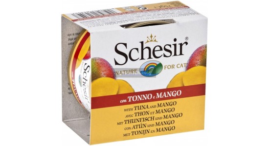 Schesir Nature Ton Balıklı ve Mangolu Kedi Konserve Maması 75 Gr