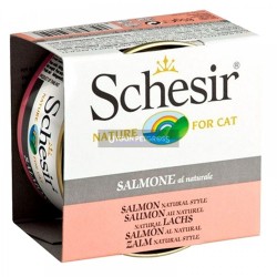 Schesir Suda Pisirilmis Somonlu Yetişkin Kedi Konserve Maması 85 Gr