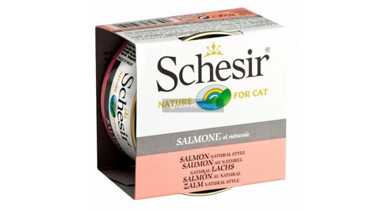 Schesir Suda Pisirilmis Somonlu Yetişkin Kedi Konserve Maması 85 Gr
