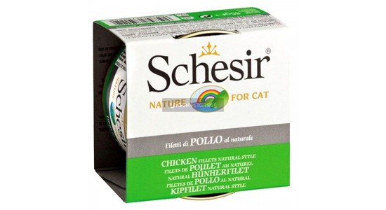 Schesir Suda Pisirilmis Tavuklu Yetişkin Kedi Konserve Maması 85 Gr