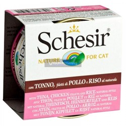 Schesir Suda Pisirilmis Ton Balıklıtavuklu Yetişkin Kedi Konserve Maması 85 Gr