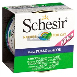 Schesir Tavuklu Etli Aloeverali Konserve Yavru Kedi Maması 85 Gr