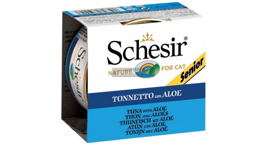 Schesir Ton Balıklı ve Aloeverali Yaşlı Kedi Konserve Maması 85 Gr