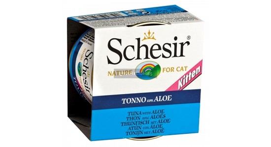 Schesir Ton Balıklıaloeverali Konserve Yavru Kedi Maması 85 Gr