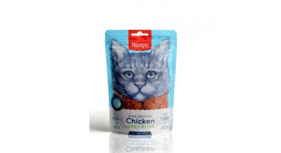 Wanpy Oven Roasted Tavuklu Kitir Taneli Kedi Ödülü 80 Gr