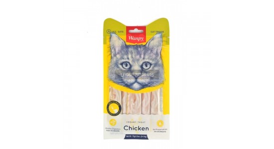 Wanpy Tavuklu Sindirim Destekleyici 5x14 Likid Kedi Ödülü