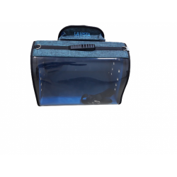Lavista Tomris Jumbo Pet Tasima cantasi Mavi 50x32x32H Cm