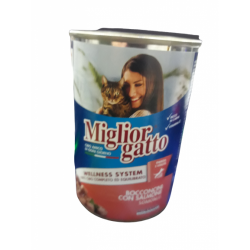 Miglior Gatto Parca Etli Somonlu Yetişkin Kedi Konserve Maması 405 Gr
