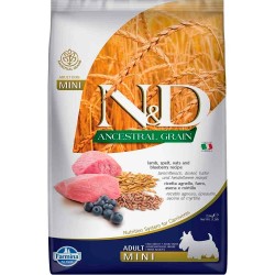 Nd Düsük Tahıllı Kuzu Etli Yaban Mersinli Küçük Irk Yetişkin Köpek Maması 2.5 Kg