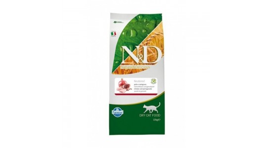 Nd Tahılsız Tavuklu Narli Kısırlaştırılmış Kedi Maması 10 Kg
