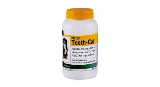 Natur Vital Teeth-Cal Köpek Vitamin Tablet 100 Tablet 8681299062270