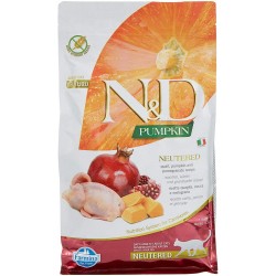 Nd Pumpkin Tahılsız Bıldırcın Etli Balkabaklı ve Narli Kısırlaştırılmış Kedi Maması 1.5 Kg