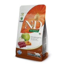 Nd Pumpkin Tahılsız Geyik Etli Balkabaklı ve Elmali Yetişkin Kedi Maması 1.5 Kg