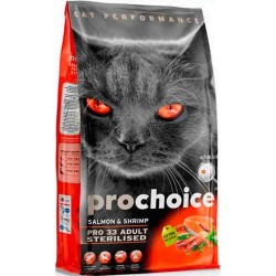 Pro Choice Pro 33 Somonlu ve Karidesli Sterilised Kısırlaştırılmış Kedi Maması 15 Kg