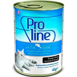 Proline Balıklı Yetişkin Kedi Konserve Maması 415 Gr