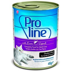 Proline Ciğerli Yetişkin Kedi Konserve Maması 415 Gr