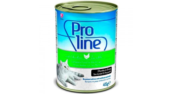 Proline Tavuklu Yetişkin Kedi Konserve Maması 415 Gr