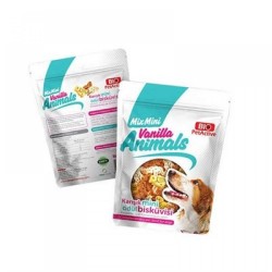 Bio Pet Active Vanilla Animals Karışık Mini Ödül Bisküvisi 200 Gr