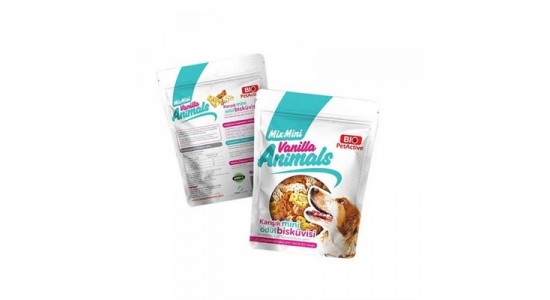 Bio Pet Active Vanilla Animals Karışık Mini Ödül Bisküvisi 200 Gr