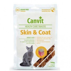 Canvit Skincoat Deri Tüy Sağliği Tahılsız Somonlu Kedi Ödülü 100 Gr
