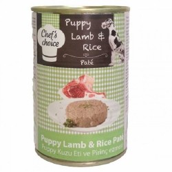 ​Chef's Choice Kuzu Etli Kıyılmış Yavru Köpek Konserve Maması 400 Gr