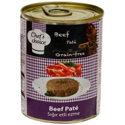 Chef's Choice Sığır Etli Kıyılmış Yetişkin Kedi Konserve Maması 400 Gr